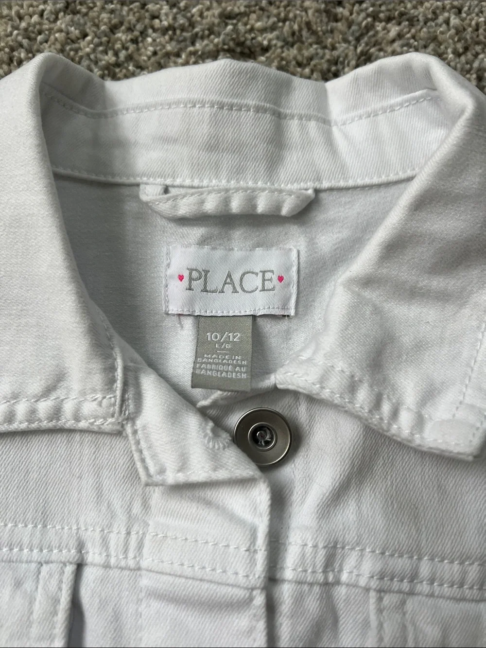 The Childrens Place crisp white